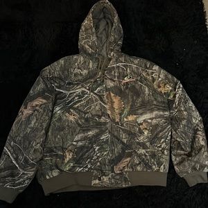 Mossy Oak Country DNA Men's Mid-Length Insulated Hunting Bomber Jacket